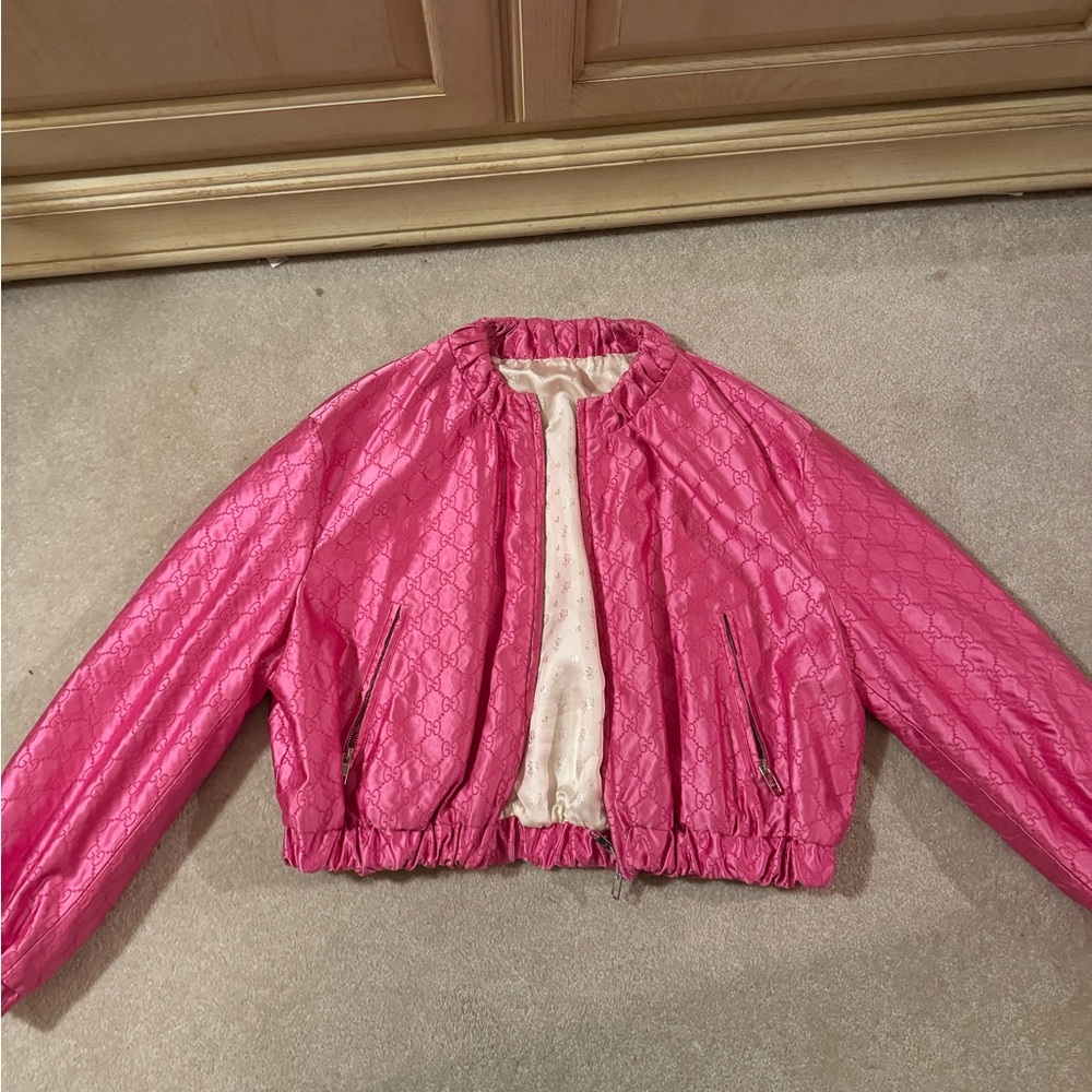 Gucci Pink Bomber Jacket